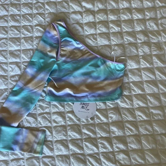 Princess Polly Jayleen crop one shoulder the dye top - Picture 8 of 11